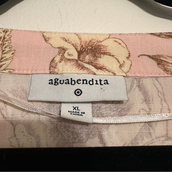 Agua Bendita x Target Romantic Floral Print Flare Sleeve Romper - Size XL - Picture 5 of 7